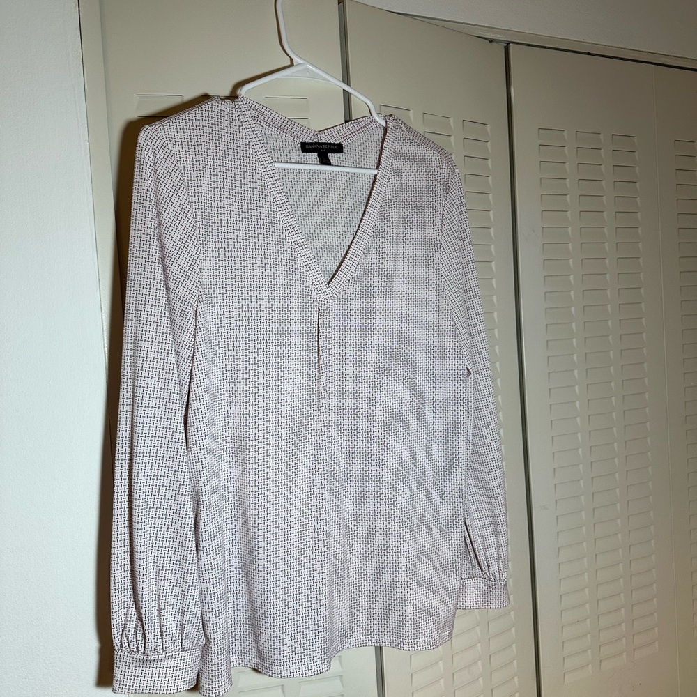 Banana Republic White Blouse